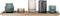 Sanga sfeerlicht set blauw 43cm