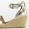 POSH by Poelman DADU - Dames Sandalen - Gespsluiting - Goud - Maat 37