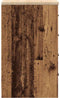 vidaXL - Garagekast - 30x51x85 - cm - massief - grenenhout - oud - hout