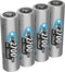 Ansmann Blister - AA Accu NiMH 2700mAh - Snel oplaadbaar - Blauw (4 stuks)