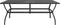 vidaXL - Tuintafel - 190x80x72 - cm - staal - antraciet