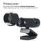 iMoshion 2K Quad-HD Webcam voor PC - Webcam met Microfoon en Privacy Cover - 360 graden draaibaar - Plug & Play - Zwart