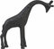 Light & Living Deco Beeld Giraffe - Metaal - Zwart - 29x25x7 cm (BxHxD)