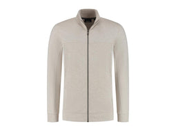 Boston Brothers Full Zip Sweat Vest - Sand - Maat L