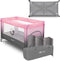 Lionelo Stefi - Campingbedje 3-in-1 - Inclusief matras 120x60 cm - Roze Ombre