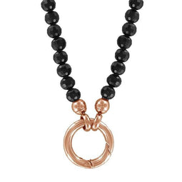 LOCKits 980601091 - Stalen Collier - 45 cm - Rosekleurig