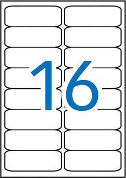 Apli laser A4 etiketten 99x34mm 1600x