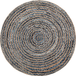 MASLAK - Laagpolig vloerkleed - Grijs - 120 cm - Jute