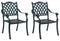 vidaXL - Tuinstoelen - 2 - stuks - Groen - Gietijzer