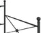 vidaXL - Slaapbank - zonder - matras - 100x190 - cm - staal - zwart