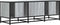 vidaXL - Tv-meubel - 120x35x41 - cm - bewerkt - hout - metaal - grijs - sonoma - eiken