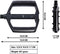 BBB Cycling BPD-36 - Fietspedalen MTB - Aluminium - Anti-slip - Zwart