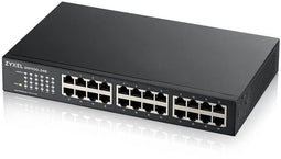 ZyXEL GS1100-24E v3 - Unmanaged Switch - 24x Gigabit Ethernet 1Gbps - 48Gbps bandbreedte