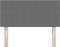 vidaXL - Hoofdbord - Eenvoudig - Ontwerp - Lichtgrijs - 100 - cm - Corduroy - Stof