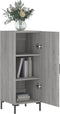 vidaXL - Dressoir - 34,5x34x90 - cm - bewerkt - hout - grijs - sonoma - eikenkleurig