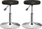 vidaXL - Eetkamerstoelen - 2 - st - kunstleer - zwart