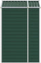 vidaXL - Tuinschuur - 191x130x198 - cm - gegalvaniseerd - staal - groen