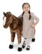 Melissa & Doug Grote Pluche Paard 80 cm hoog