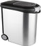 Curver Voedselcontainer - Hond of Kat - 35L - 12KG - Metallic - 28x49x42,5cm