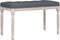 vidaXL - Bankje - 80x40x49 - cm - fluweel - donkergrijs