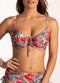 Cyell IN BLOOM - Bikinitop Dames - Niet voorgevormd met Beugel - Blauw/Roze