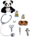 Smoby - Zoo Veterinarian Trolley - Panda Plush - Veel accessoires inbegrepen - 2 in 1 product: Transportkooi - Productie