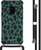 iMoshion Hoesje Geschikt voor Samsung Galaxy S9 Hoesje Met Koord - iMoshion Design Hoesje met Koord - Zwart / Meerkleurig / Groen / Panther Illustration