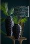 Light & Living Vaas Bontoc - Zwart - Ø23cm - Modern