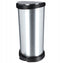 Curver Decobin - Prullenbak - 40L - Pedaal - Zilver Metallic