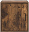 vidaXL - Garagewandkast - bewerkt - hout - gerookt - eiken