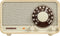 Sangean WR-8 FM en AM radio met Bluetooth ontvangst, White Ash