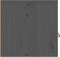 vidaXL - Wandkast - 80x30x30 cm - massief grenenhout - grijs