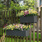 LECHUZA BALCONERA Color 80 - Plantenbak - 12 L - Lichtgrijs