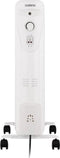 Radiator van elektrische oliebad - 2000 Watt - Oceanic - 3 Powers - 9 Elements - Mobile - Wit