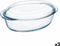 Ovenschaal Pyrex Classic Vidrio Met deksel Transparant Glas 33 x 20 x 10 cm (3 Stuks)