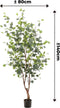 Emerald - Kunstboom Eucalyptus 140cm - Kunstplanten voor binnen