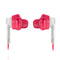 Yurbuds Inspire 400 - In-Ear Sport Oordopjes - MFI Afstandsbediening en Mic - Roze/Wit