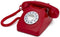 GPO 746PUSHRED - Telefoon retro jaren ‘70, druktoetsen, rood