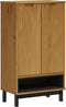 vidaXL - Schoenenkast - FLAM - 59,5x35x107 - cm - massief - grenenhout