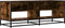 vidaXL - Tv-meubel - 120,5x40x46 - cm - bewerkt - hout - metaal - gerookt - eikenkleur
