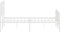 vidaXL - Bedframe - met - hoofd- - en - voeteneinde metaal - wit - 120x190 - cm