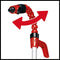 Einhell GE-PP 5555 RB-A - Elektrische Regentonpomp - 550 W - 5500 l/u - Max. opvoerhoogte: 20 m - Max. dompeldiepte: 7 m