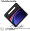 imoshion Kidsproof Backcover - Geschikt voor Samsung Galaxy Tab S9/S10 FE/S10 Lite - Schokabsorberend met handvat - Zwart