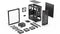 ENDORFY Signum 300 - Tower PC ATX Micro-ATX Mini-ITX - Gehard glas - Zwart