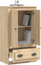 vidaXL - Hoge - kast - 60x35,5x103,5 - cm - bewerkt - hout - sonoma - eikenkleurig