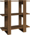 vidaXL - Boekenkast/kamerscherm - 80x30x87 - cm - bruin - eikenkleur