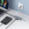 Ugreen CM219 - USB Type C HUB - 4x USB 3.2 Gen 1 - Supersnelle gegevensoverdracht - Grijs