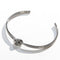 Laura Ferini Dames Armband Nodi - Bangle - 18K Wit Verguld - Zilver