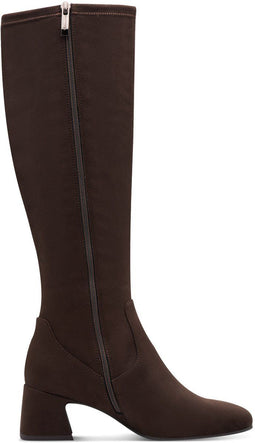 TAMARIS Essentials - Enkellaarzen - Blokhak 5,5 cm - Mocca