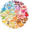 Ravensburger Round puzzle Circle of colors Desserts pastries - Legpuzzel - 500 stukjes